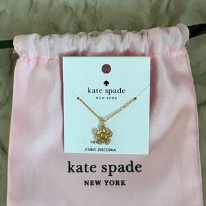 Kate Spade Gold Chain with Flower Pendant